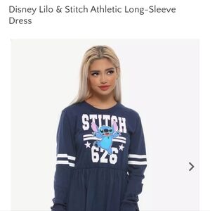 Disney Lilo & Stitch Athletic Long-Sleeve Dress - Her Universe - Sz 2